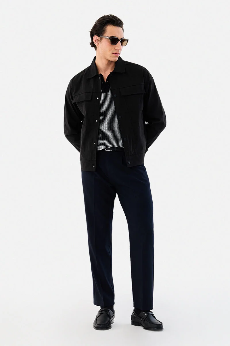 SNITCH Snap Button Double Pocket Twill Jacket